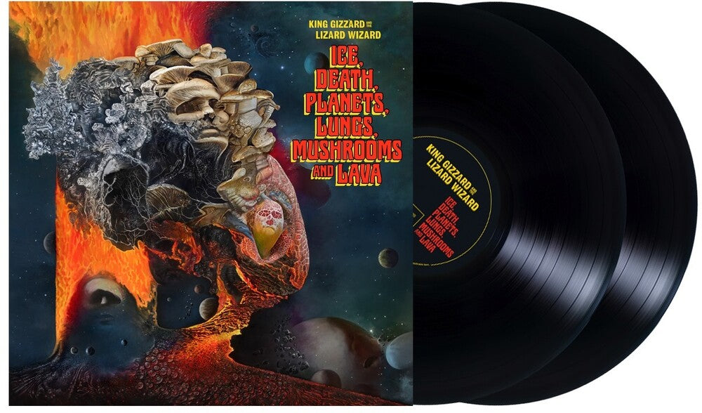 King Gizzard & The Lizard Wizard - Ice, Death, Planets, Lungs, Mushrooms and Lava [Limited Edition Recycled Black Wax 2 LP] [New Vinyl]