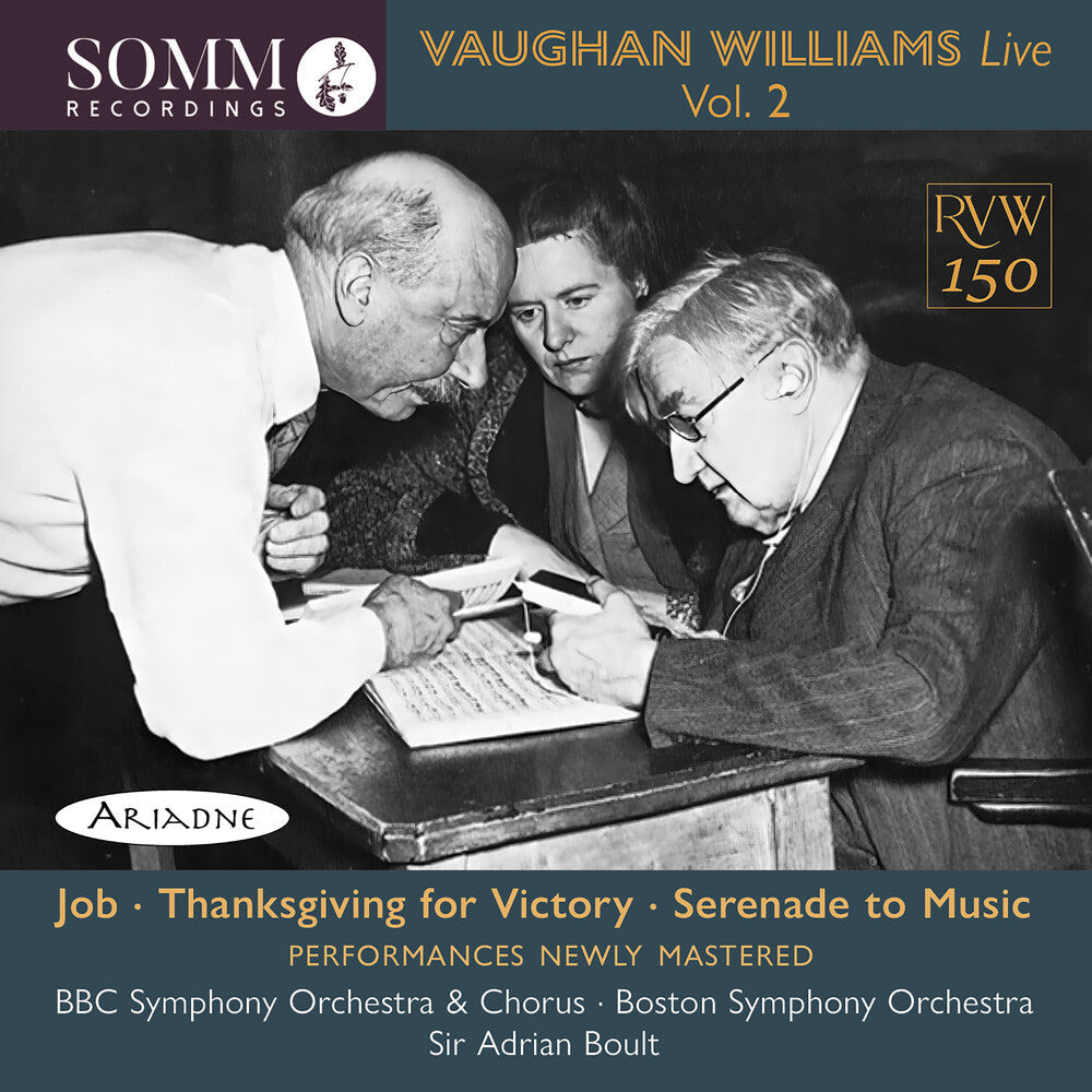 Williams / BC Symphony Orchestra & Chorus - Vaughan Williams Live, Vol. 2 [CD]