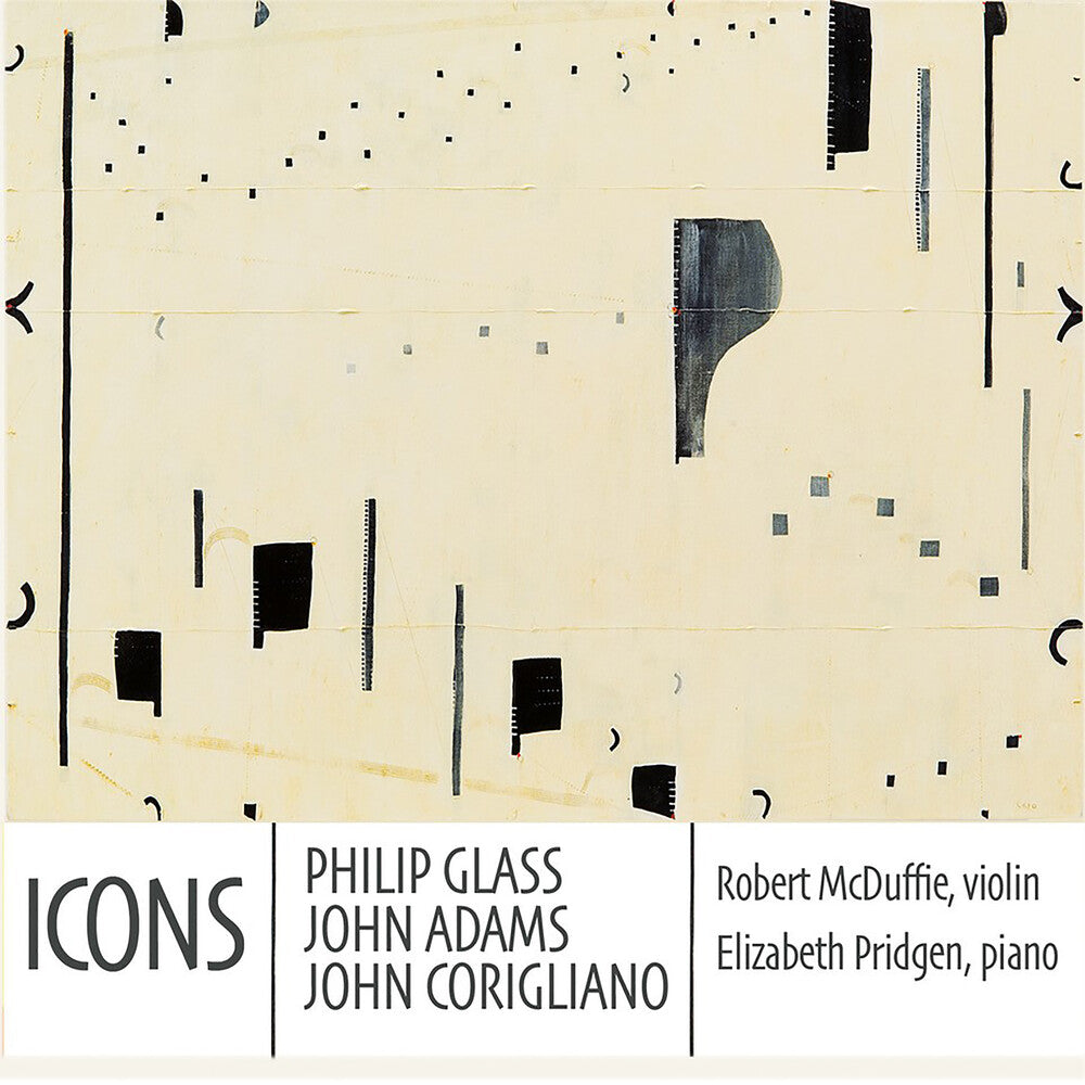 Robert Mcduffie  / Pridgen,Elizabeth - Icons: Philip Glass John Adams & John Corigliano Music CD