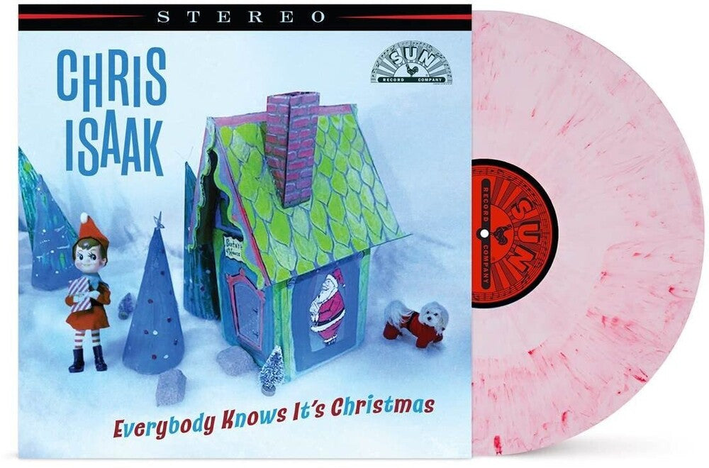 Chris Isaak - Everybody Knows It's Christmas [Candy Floss LP] Vinyl Record [New]