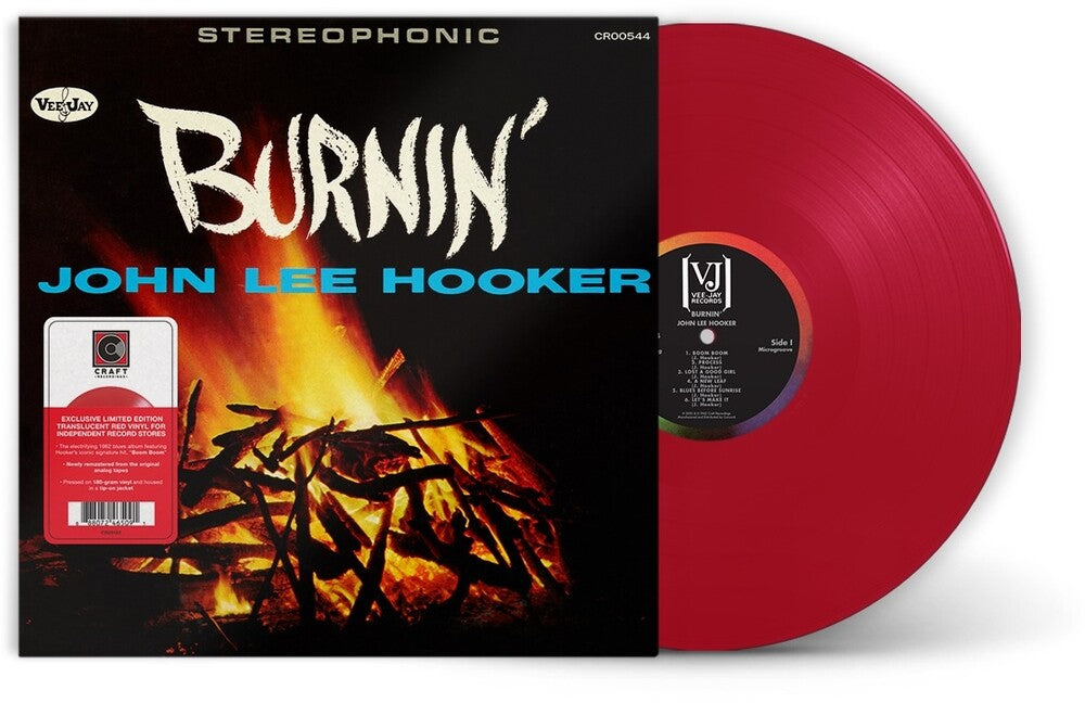 John Lee Hooker - Burnin': 60th Anniversary Edition [Indie Exclusive Limited Edition Translucent Red LP] [New Vinyl]