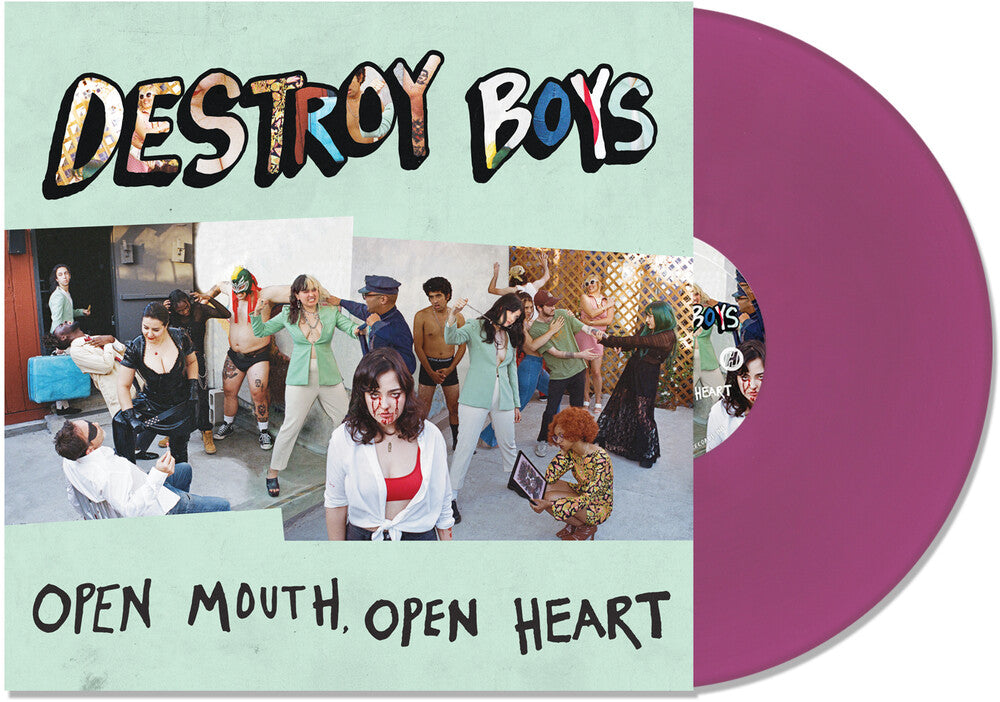 Destroy Boys - Open Mouth Open Heart - Purple [Colored Vinyl] (Purp) [New Vinyl]