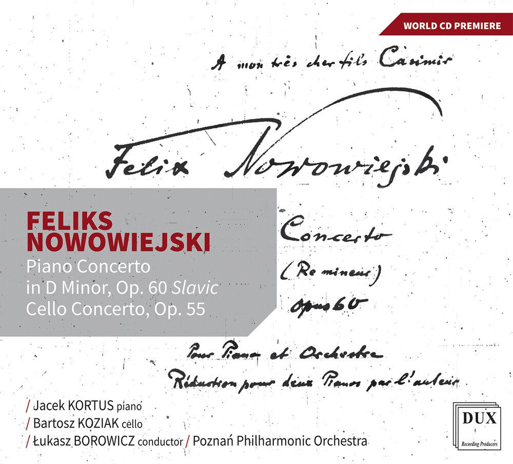 Nowowiejski / Kortus / Koziak - Piano Concerto In D Minor [CD]
