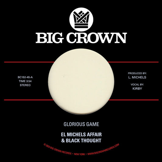 El Michels Affair & Black Thought - Glorious Game B/W Grateful [7" Vinyl] [New Vinyl]