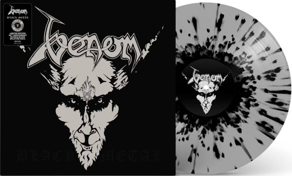 Venom - Black Metal [RSD Essential Indie Colorway Silver & Black Splatter LP] [New Vinyl]