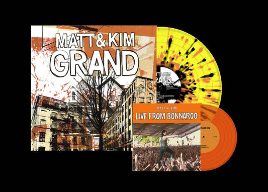 Matt & Kim - Grand [RSD Essential Yellow w/Orange & Black Splatter LP+7in] [New Vinyl]