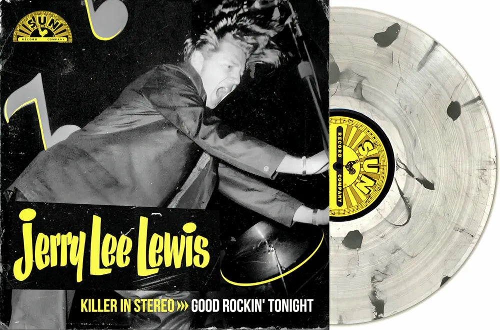 Jerry Lee Lewis - Killer In Stereo: Good Rockin' Tonight [RSD Essential Indie Colorway Milky Clear w/Black Ice Splatter LP] Vinyl Record