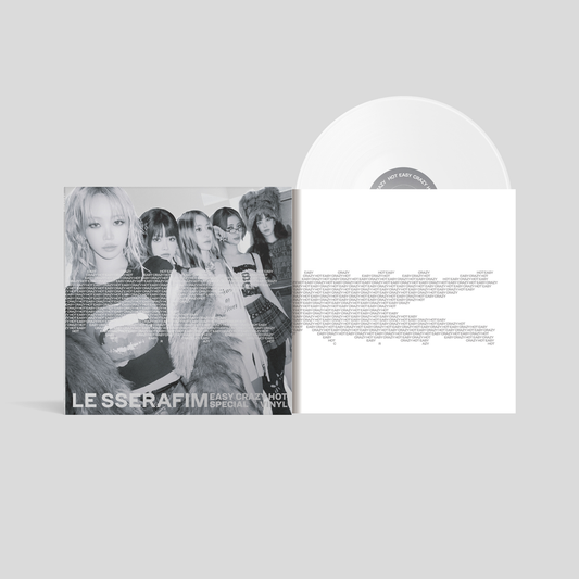 LE SSERAFIM - EASY-CRAZY-HOT (Special Vinyl) [SILVER WHITE] [Indie Exclusive] [New Vinyl]