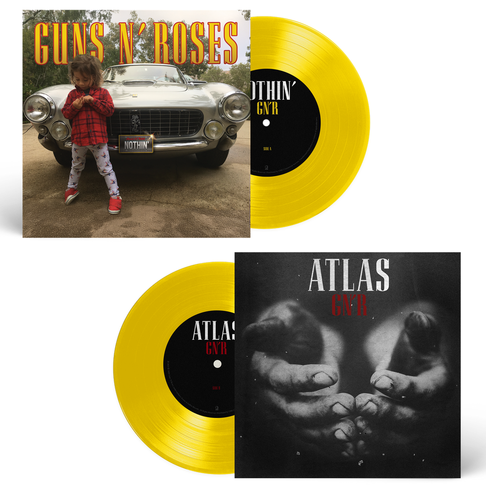 Guns N' Roses - Nothin' / Atlas [Canary Yellow] [New Vinyl]