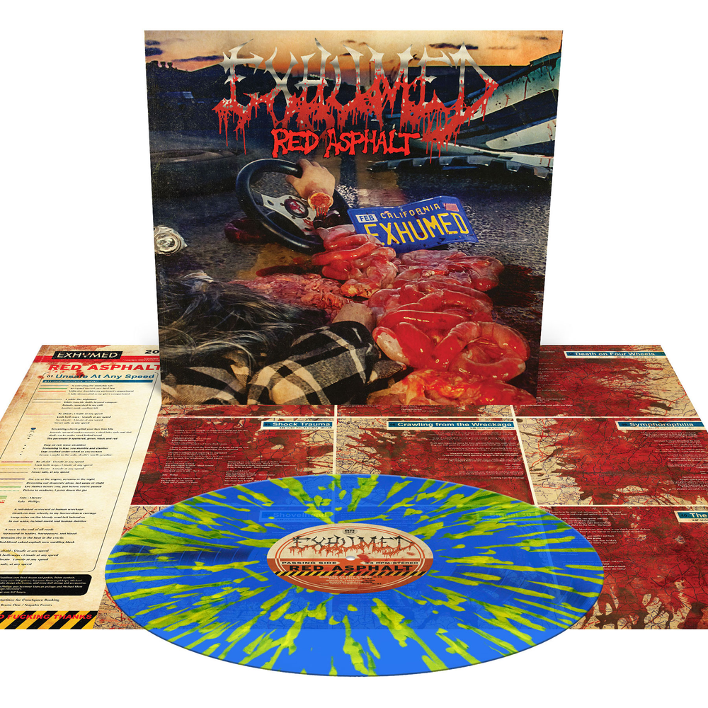 Exhumed - Red Asphalt Mocks [Orchard Indie Exclusive Royal Blue with Splatter] [New Vinyl]