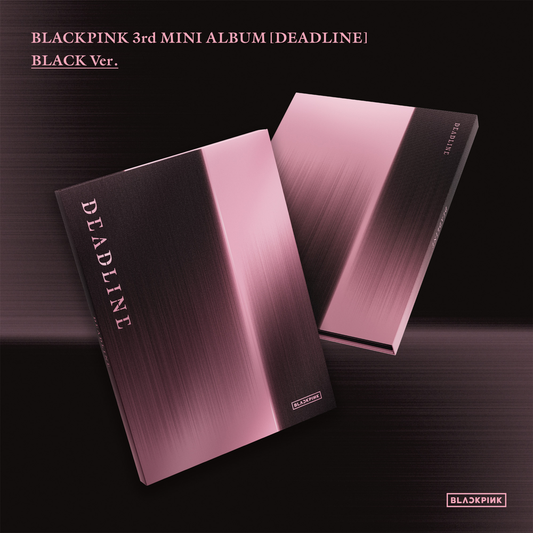 BLACKPINK - BLACKPINK 3RD MINI ALBUM - DEADLINE [BLACK VER.] [New CD]