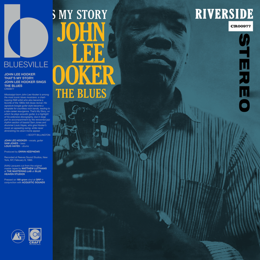 John Lee Hooker - That's My Story: John Lee Hooker Sings The Blues (Bluesville Acoustic Sounds Series) [180g Black Vinyl - paper wrapped] [New Vinyl]