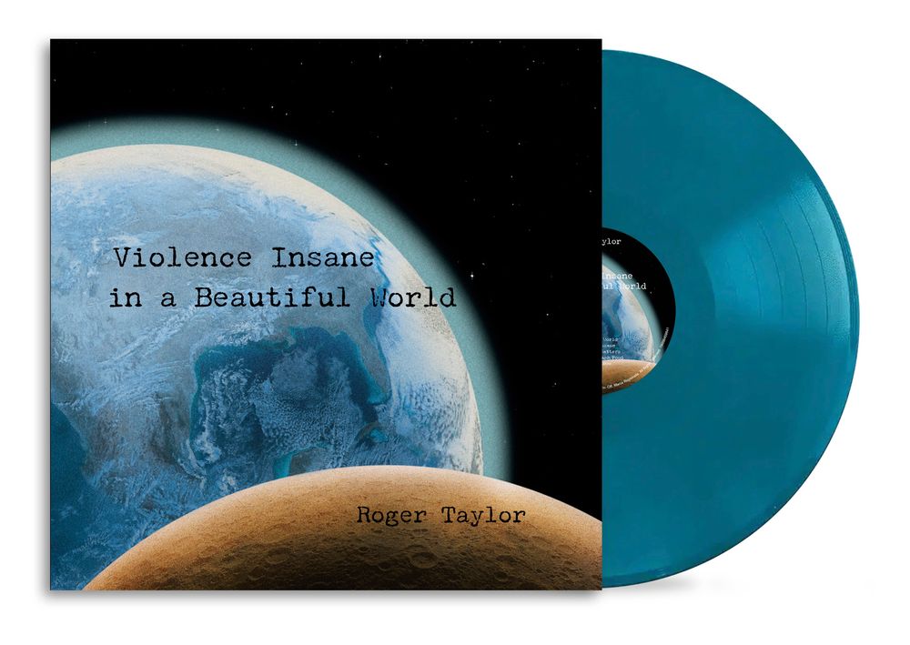 Roger Taylor - Violence Insane in a Beautiful World [180g Earth Blue] [New Vinyl]