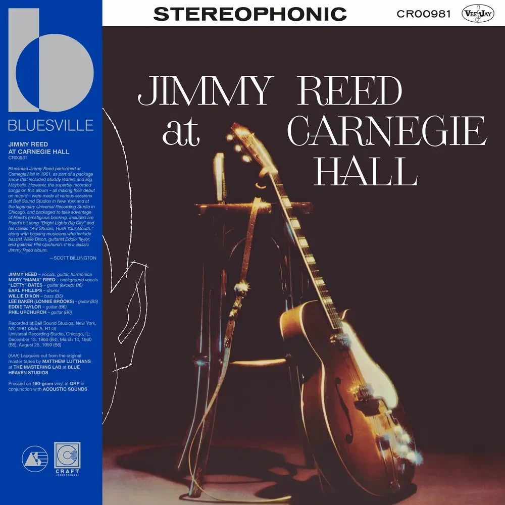 Jimmy Reed - Jimmy Reed At Carnegie Hall - 2026 Bluesville [180g with tip-on jacket + obi] [New Vinyl]