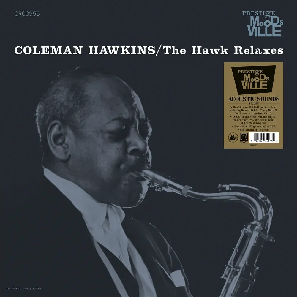Coleman Hawkins - The Hawk Relaxes - Moodsville Acoustic Sounds Series [180g Black - Stoughton tip-on jacket and OBI] [New Vinyl]