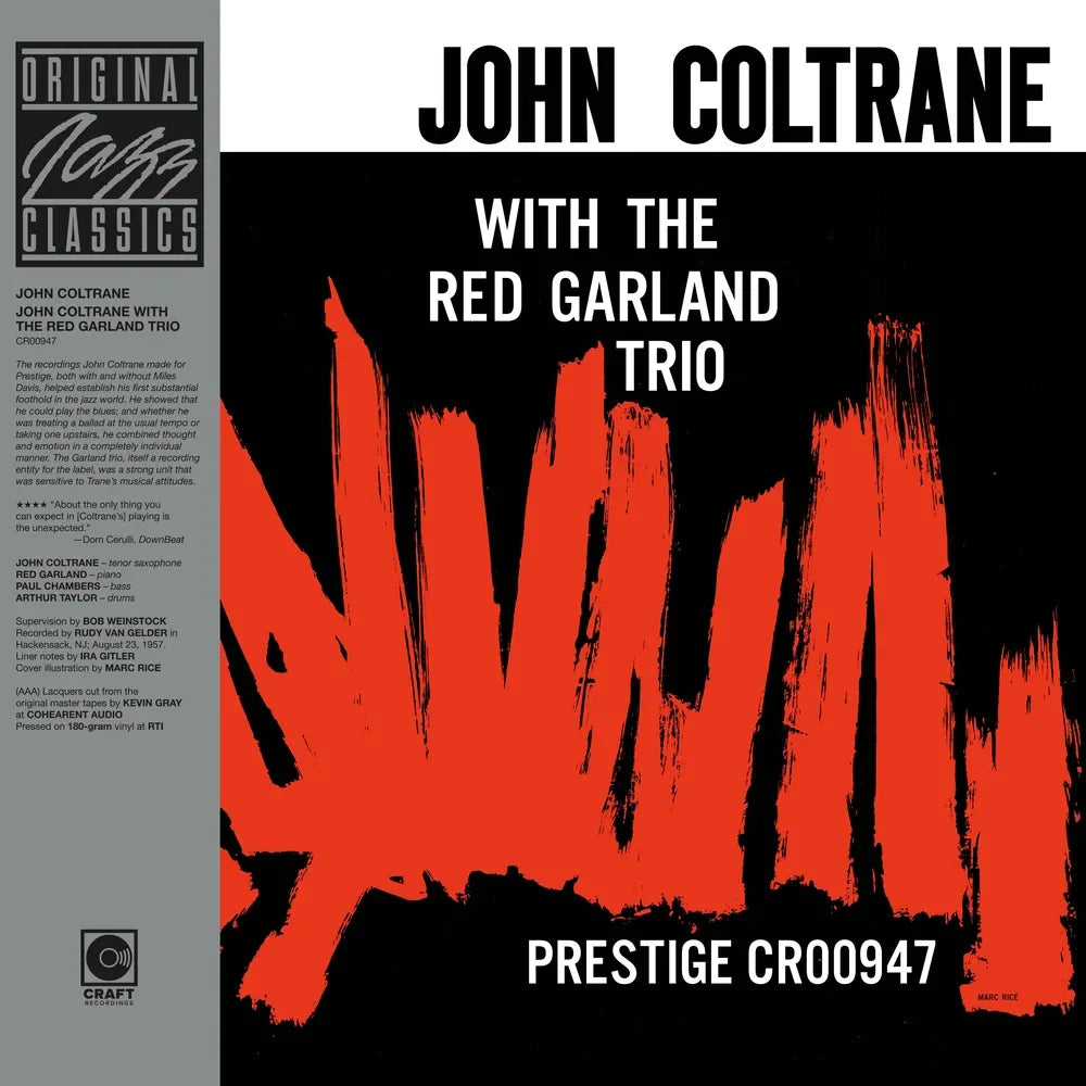 John Coltrane - John Coltrane With The Red Garland Trio - Original Jazz Classics Series [180g black tip-on w obi] [New Vinyl]
