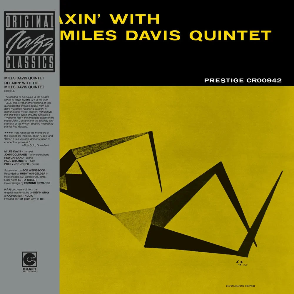 The Miles Davis Quintet - Relaxin' With The Miles Davis Quintet - Original Jazz Classics Series [180g black tip-on w obi] [New Vinyl]