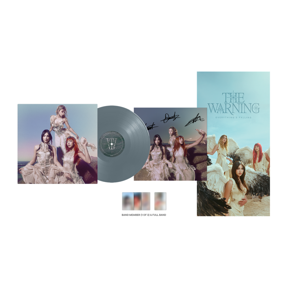 The Warning - Everything's Falling [Signed Insert - Deep Ocean with Alt Cover] [New Vinyl]