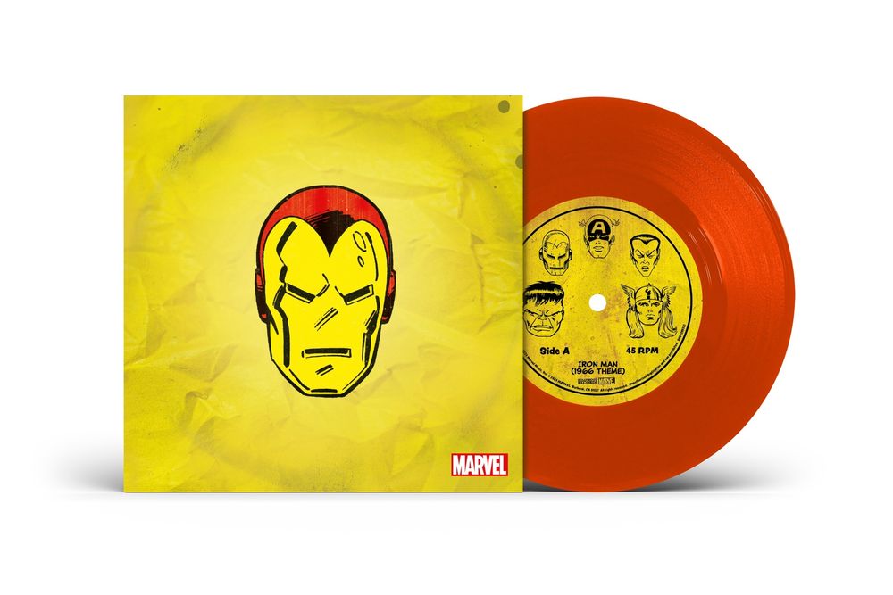 Marvel Chorus - Merry Marvel Marching Society (1966 Theme) [Iron Man Translucent Red 7" Single] [New Vinyl]