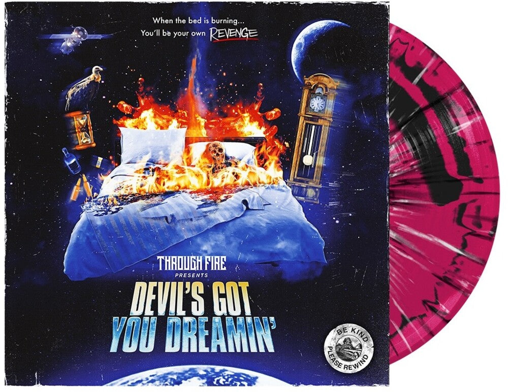 Through Fire - Devil's Got You Dreamin' [Indie Exclusive Limited Edition Neon Magenta/Black & White Splatter LP] [New Vinyl]