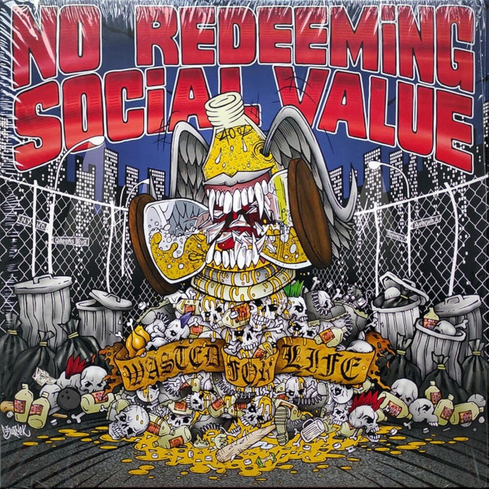 No Redeeming Social Value - Wasted For Life (Pict) [LP] Vinyl Record