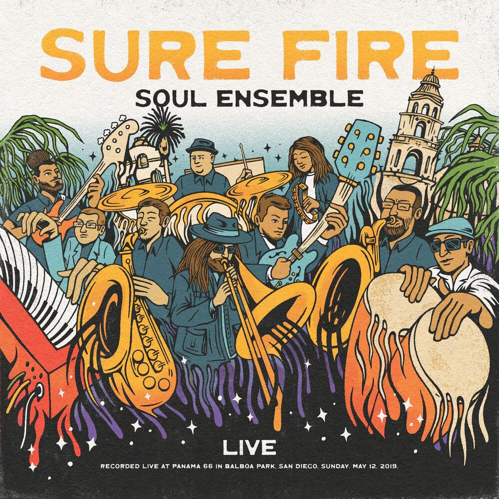 Sure Fire Soul Ensemble - Live At Panama 66 - Clear W/Orange Swirl [Clear Vinyl] [New Vinyl]