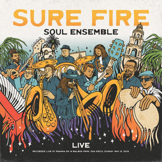 Sure Fire Soul Ensemble - Live At Panama 66 - Clear W/Orange Swirl [Clear Vinyl] [New Vinyl]