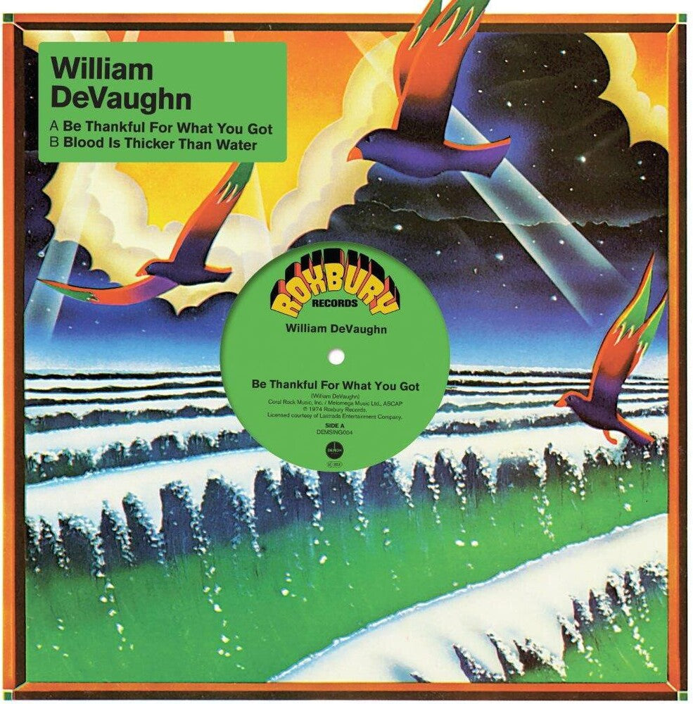 William DeVaughn - Be Thankful For What You Got - 140-Gram Black Vinyl [12" Vinyl]