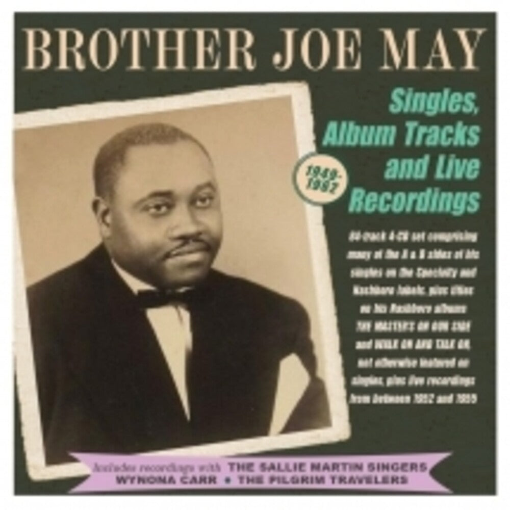 Brother May  Joe - Singles Album Tracks And Live Recordings 1949-62 Music CD