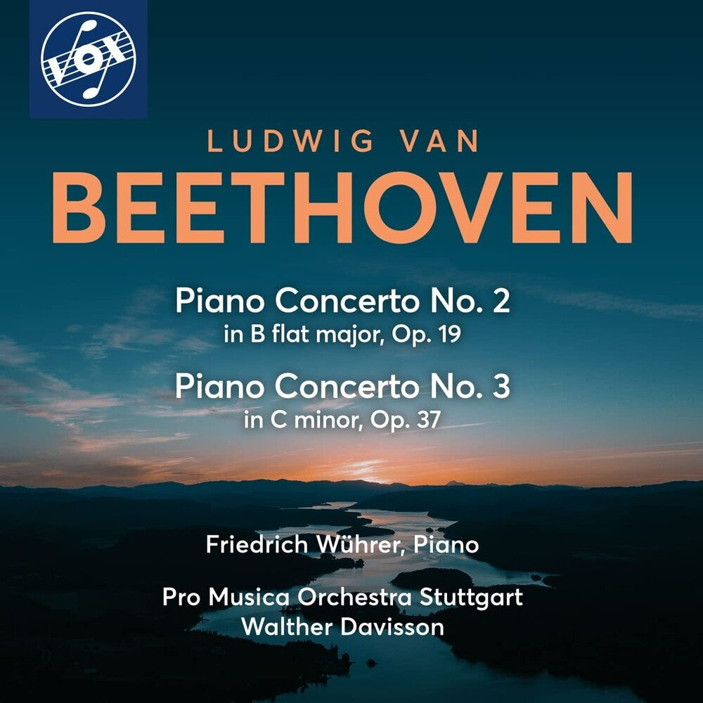 Beethoven / Wuhrer / Stuttgart Pro Musica Orch - Piano Concertos Nos. 2 & 3 Music CD