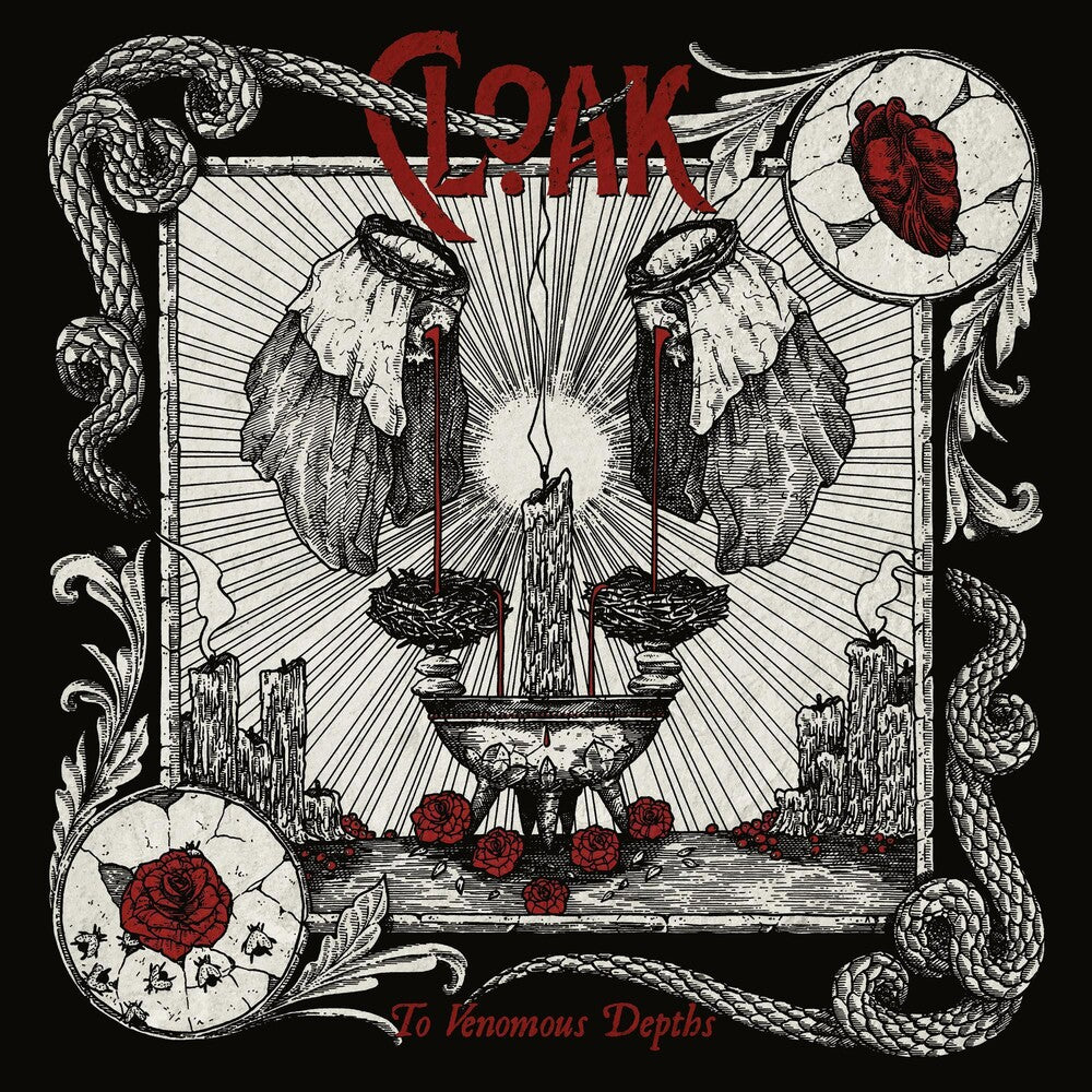 Cloak - To Venomous Depths [Clear Vinyl] (Gate) [Limited Edition] (Purp) Vinyl Record