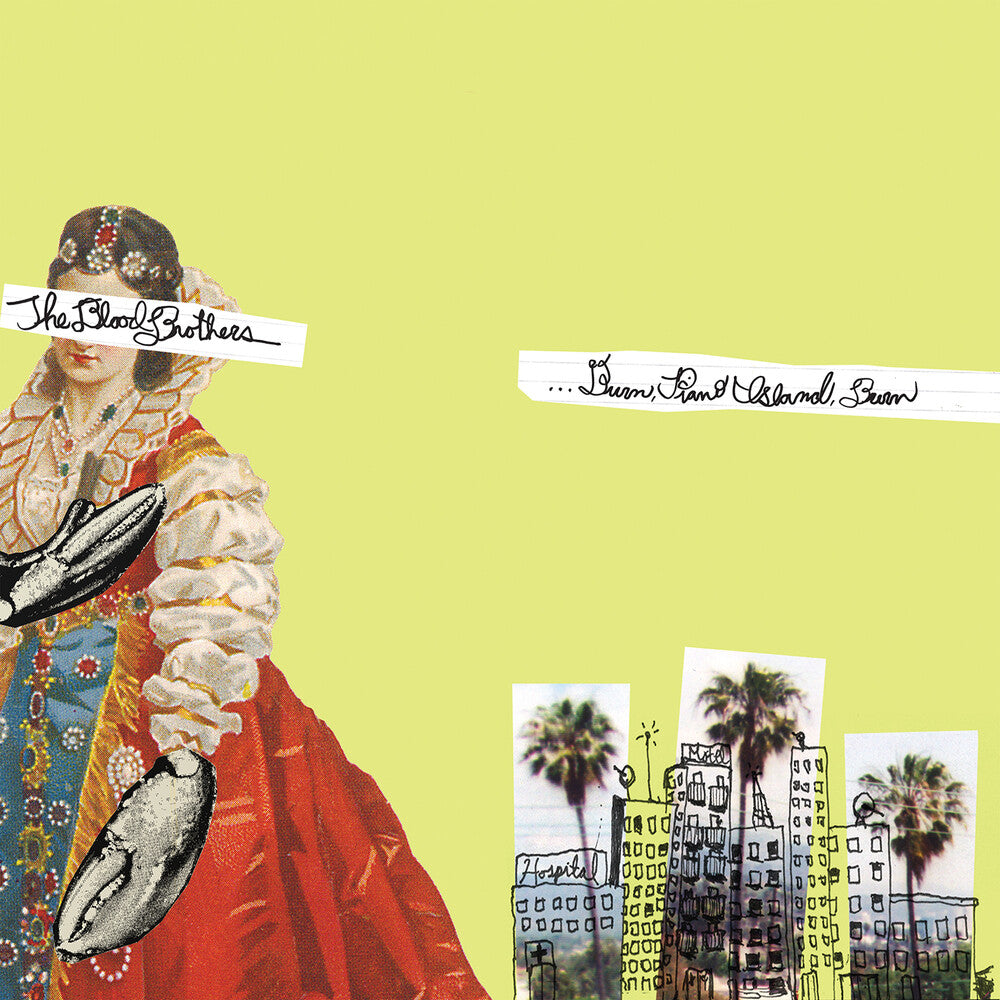 Blood Brothers - Burn, Piano Island, Burn: Collectors Edition [Limited Edition Yellow w/Pink and Black Splatter LP+7in] [New Vinyl]