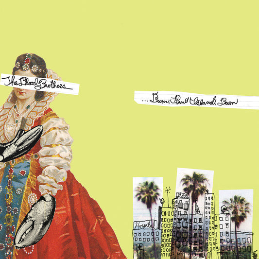 Blood Brothers - Burn, Piano Island, Burn: Collectors Edition [Limited Edition Yellow w/Pink and Black Splatter LP+7in] [New Vinyl]