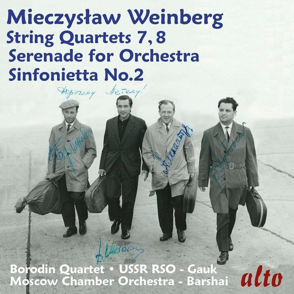 Borodin Quartet - Mieczyslaw Weinberg: Str Qrts Nos. 7 & 8 [CD]