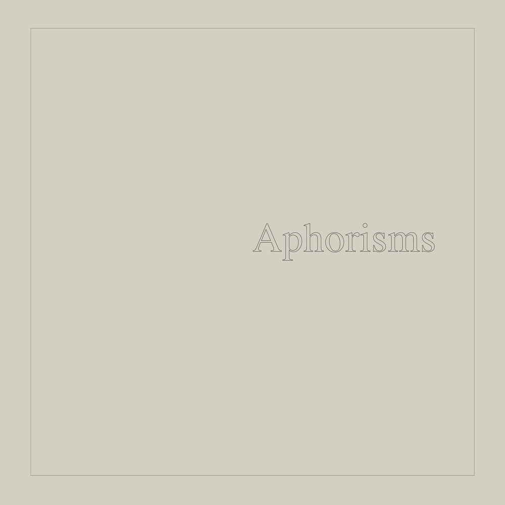 Graham Lambkin - Aphorisms [2CD]