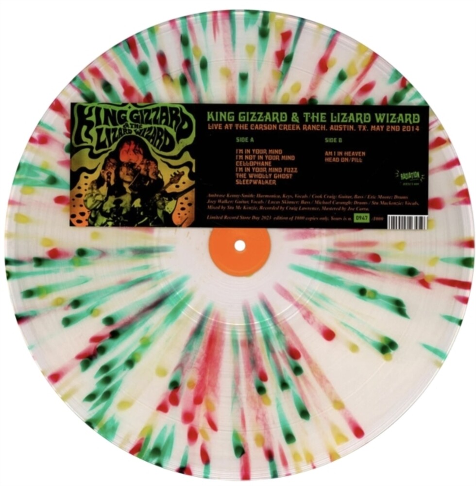 King Gizzard & The Lizard Wizard - Live At The Carson Creek Ranch Austin Tx May 2nd [LP] [New Vinyl]