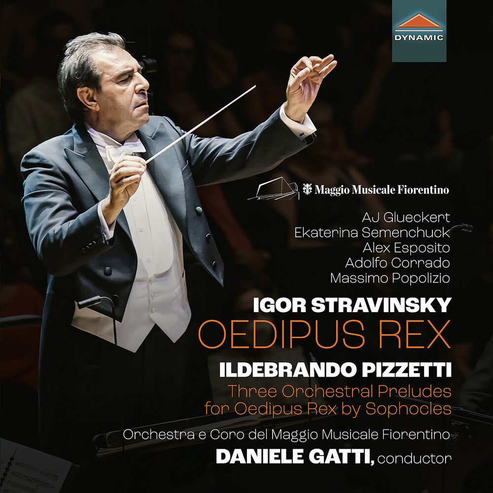 Pizzetti / Stravinsky / Glueckert - Three Orchestral Preludes For Oedipus Rex By Music CD