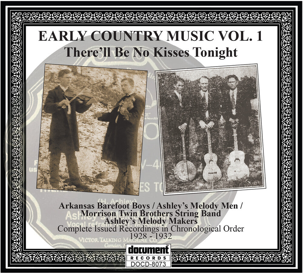 There'll Be No Kisses Tonight: Early Country / Var - There'll Be No Kisses Tonight: Early Country / Var Music CD