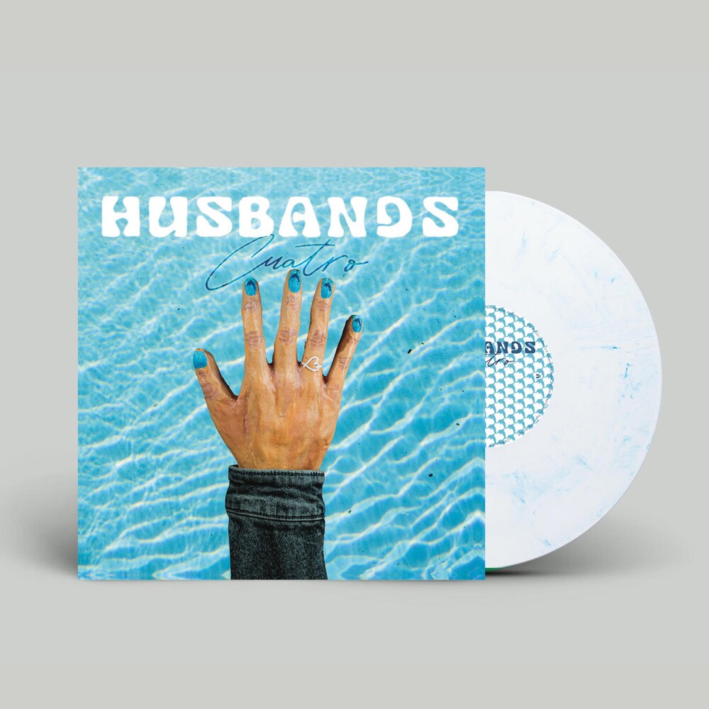 Husbands - Cuatro [Stonewashed Opaque White White with Blue Swirl LP] [New Vinyl]