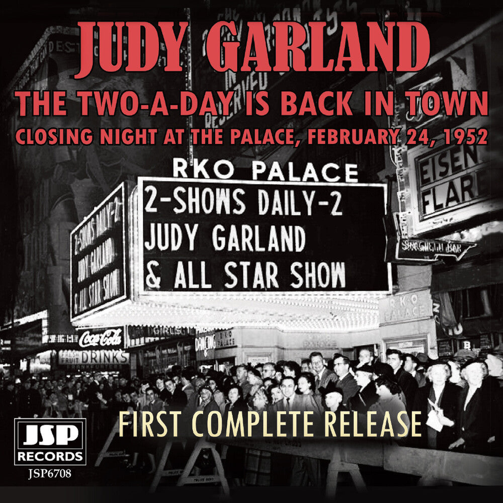 Judy Garland - Two-A-Day Is Back In Town: Closing Night At The [CD]