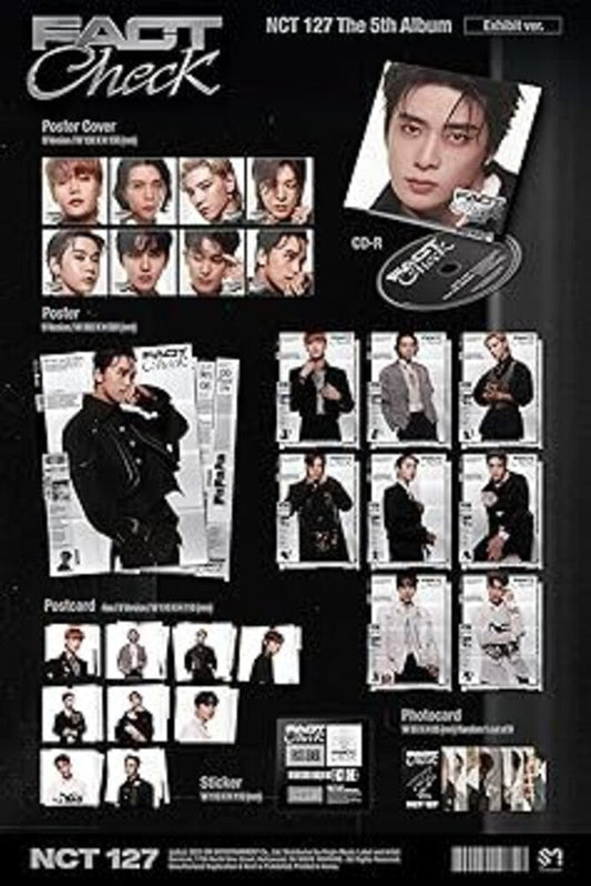 NCT 127 - 5th Album 'fact Check' (Chandelier Ver.) (Phob) [CD] [New]
