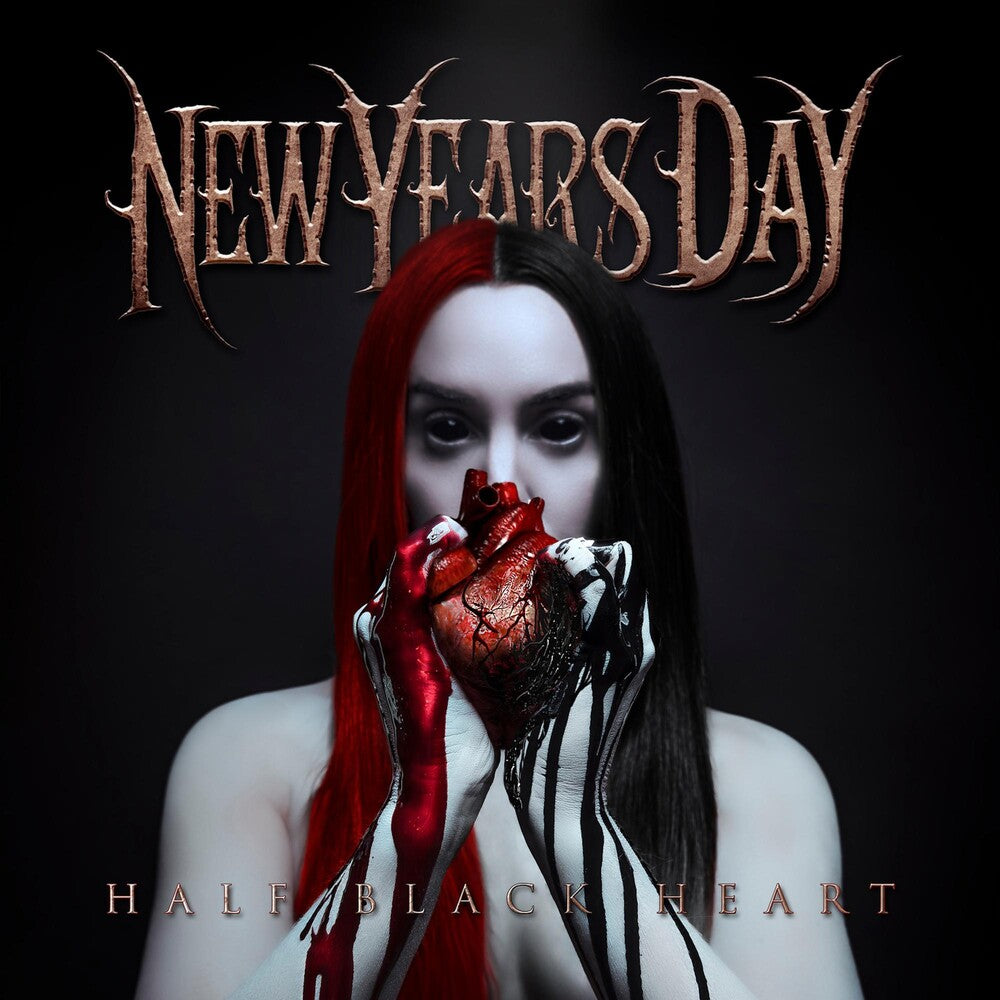 New Years Day - Half Black Heart [Opaque Silver LP] [New Vinyl]