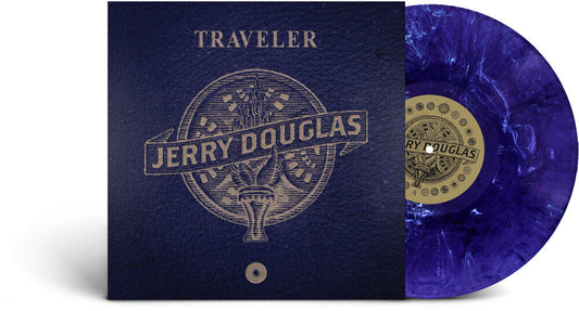 Jerry Douglas - Traveler [Indie Exclusive] Dark Sky With White Swirl [Colored Vinyl] [New Vinyl]