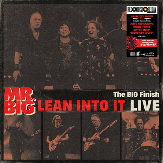 Mr Big - Big Finish - Lean Into It Live (Rsd) (Blk) [Colored Vinyl] [New Vinyl]