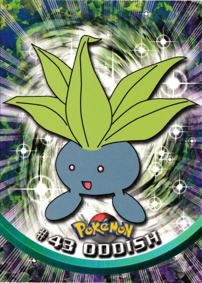 Oddish (43) [Topps TV Animation Edition Series 1 (Fourth Print)]