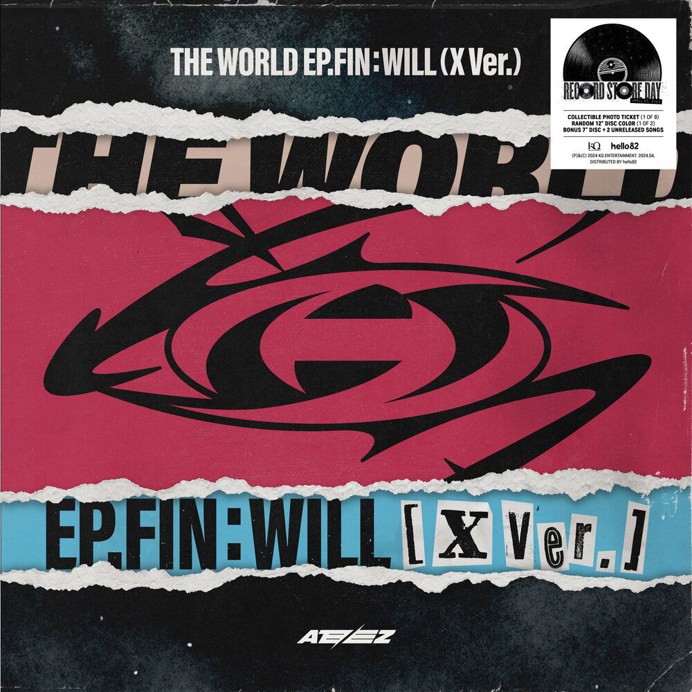 Ateez - World Ep.Fin : Will (Rsd) (Gate) [Limited Edition] [Record Store Day] Vinyl Record [New]