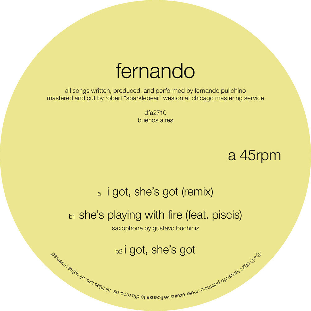 Fernando - I Got, She's Got (Blk) (Ep) [12" Vinyl]