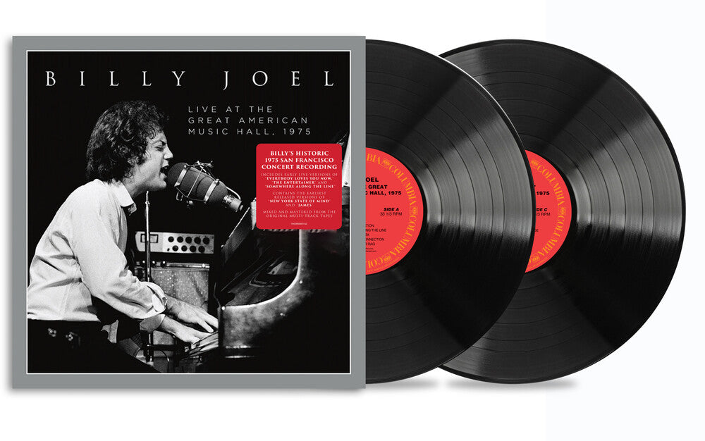 Billy Joel - Live At The Great American Music Hall - 1975 [LP] Vinyl Record
