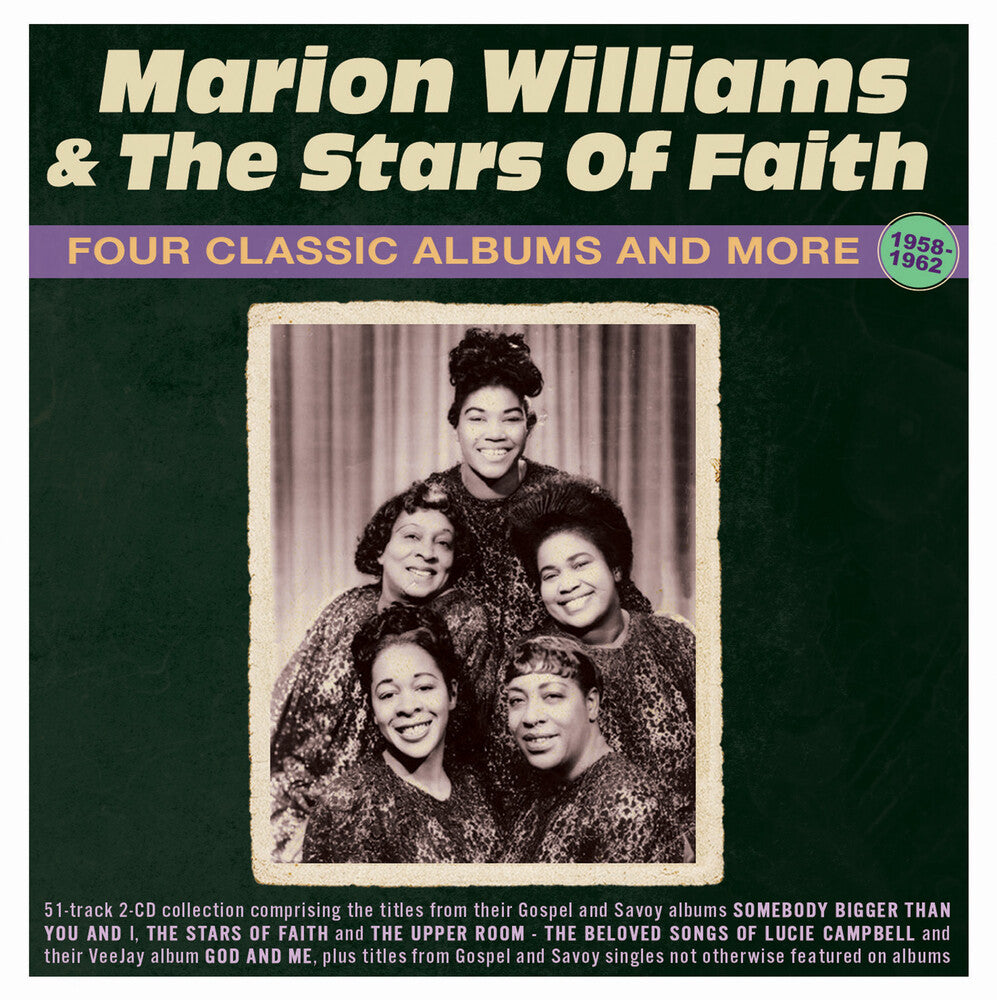 Marion Williams  & The Stars Of Faith - Four Classic Albums And More 1958-62 Music CD