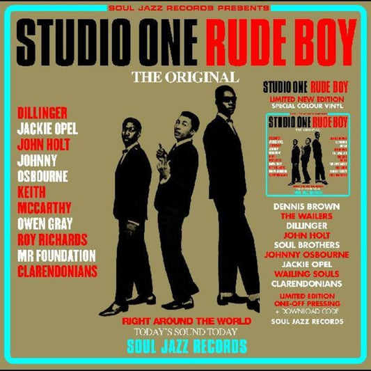 Soul Jazz Records Presents - Studio One Rude Boy [Colored Vinyl] (Cyn) (Red) [Record Store Day] [New Vinyl]